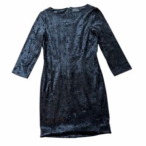 Torn by Ronny Kobo Black Velvet Dress